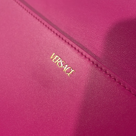 VERSACE Pink Greca Goddess Clutch - Picture 9 of 10